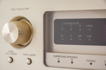 Stereo vintage amplifier