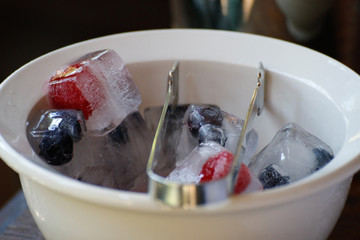 Food: Fruit in ice