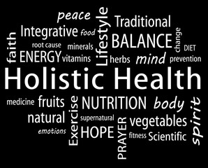 Holistic Health Word Cloud