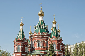 Fototapeta na wymiar Kazan Cathedral in Volgograd