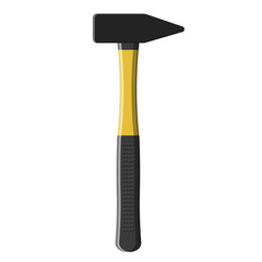 Machinists hammer. Vector illustration