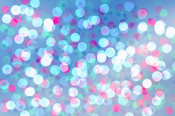 abstract background mix blue color bokeh circles