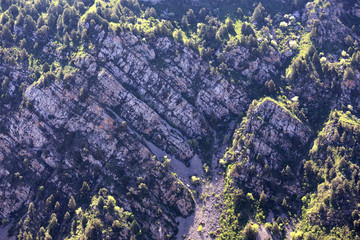 Aksu River Canyon, Aksu-Jabagly natural reserve in Alatau mountains, Central Asia, Kazakhstan 