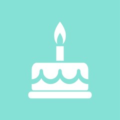 Cake vector icon.