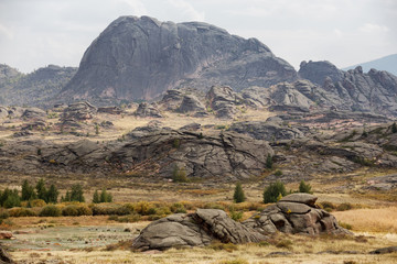 Natonal park Bayanaul in the Kazakhstan 