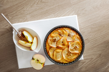 Apple, apple pie and honey for Rosh Hashanah