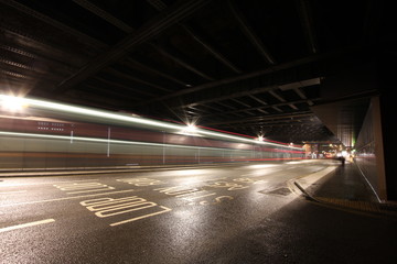 Fototapeta na wymiar Tunnel Lights