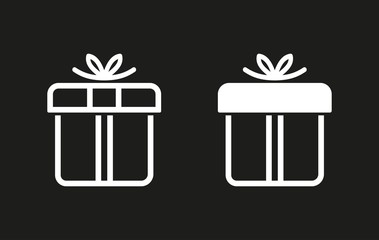 Gift Box vector icon.