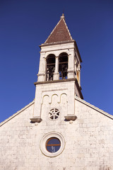 Fototapeta na wymiar Church in Bogdanovici, village in dalmatian hinterland, Croatia