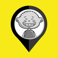 boy child kids icon vector illustration design