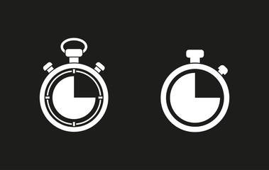 Stopwatch - vector icon.