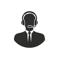 Assistance - vector icon.