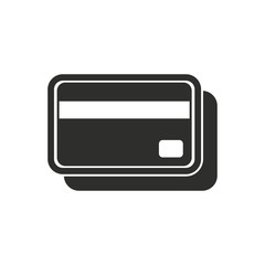 Credit card - vector icon.