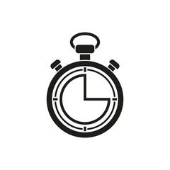 Stopwatch - vector icon.