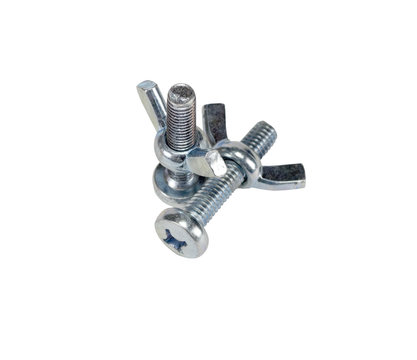 metal screw bolt and nuts