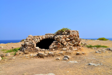 Rethymno Fortezza fortress ruins