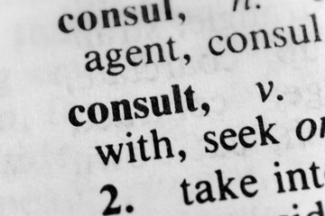Obraz premium Consult