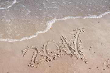 Inscriptions in the sand in 2017