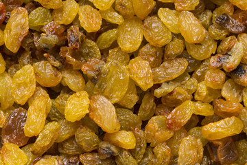 eating raisins background closeup light varieties