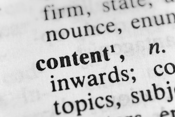 Obraz premium Content