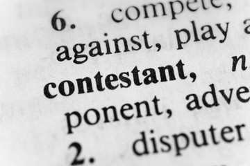 Obraz premium Contestant