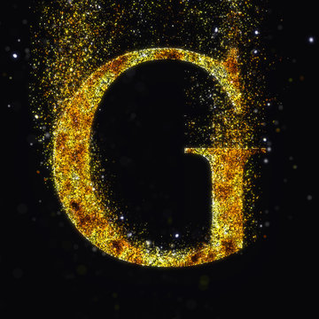 Gold letter G