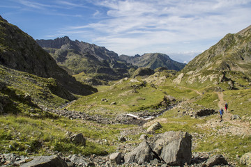 Obraz premium Massif de Belledonne - Lacs du Crozet et du Domènon.