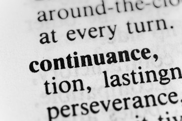 Continuance