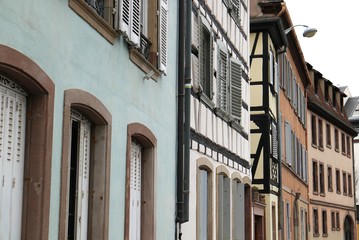Façades d'immeubles strasbourgeois