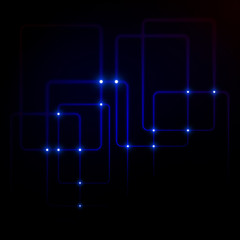 Abstract Technology hi-tech background. Vector illustration