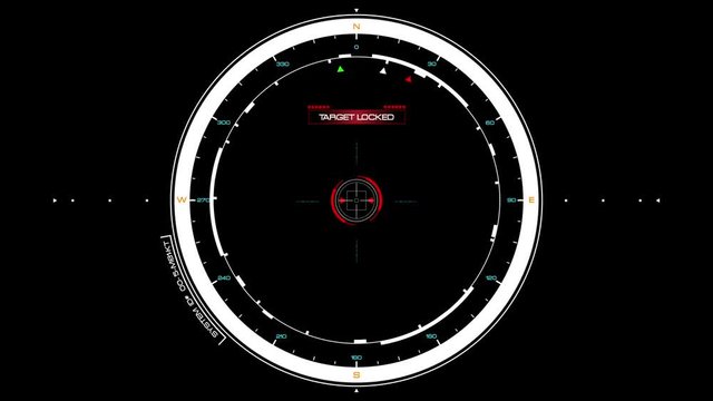 HUD traget. Circle futuristic HUD element