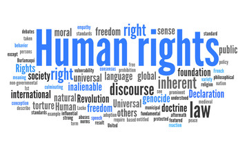 Obraz premium Human rights (liberty, right)