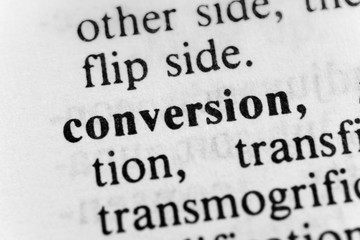 Obraz premium Conversion