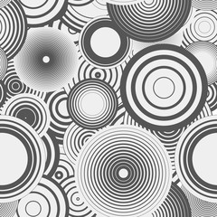 Fototapeta na wymiar Circles Seamless pattern Vector abstract background