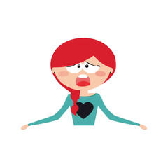 girl expression face