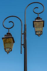 Fototapeta na wymiar Clée de lampadaire