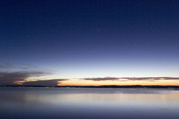 Obraz premium Lake Balaton sunset