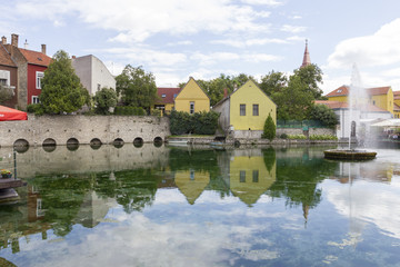 Mill pond in Tapolca
