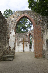 Gothic ruin in Hungary