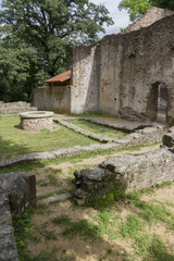 Gothic church ruin near Lake Balaton