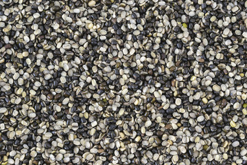 Split black lentil