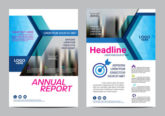 Brochure Layout design template. Annual Report Flyer Leaflet cover Presentation Modern background. illustration vector in A4 size