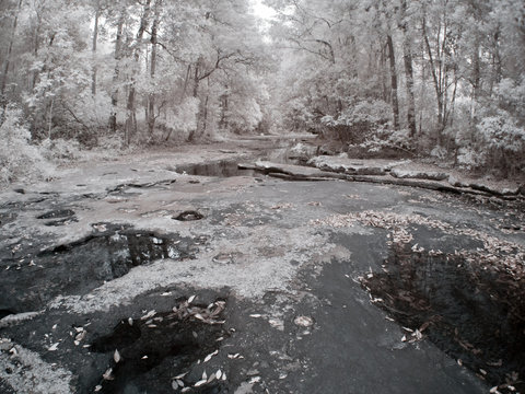Phu Kradueng national park ,Thailand ,Infared landscape