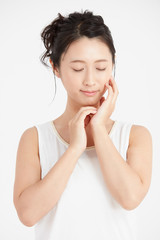 Fototapeta premium 肌の綺麗な女性