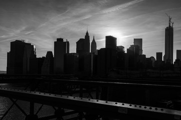 New York skyline, Manhattan, USA