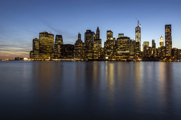 Naklejka premium New York skyline, Manhattan, USA