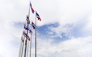 Obraz premium Thai flag of Thailand