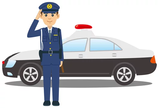 敬礼をする警察官とパトカーのイメージイラスト Buy This Stock Vector And Explore Similar Vectors At Adobe Stock Adobe Stock