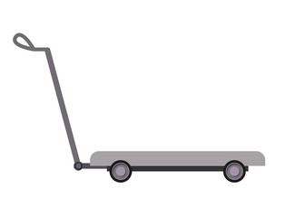 cart delivery shipping logistics icon. Isolated and Flat design. Vector illustration
