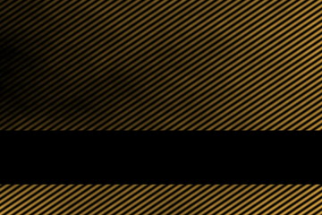 Illustration of a golden smoky background with banner and diagonal stripes